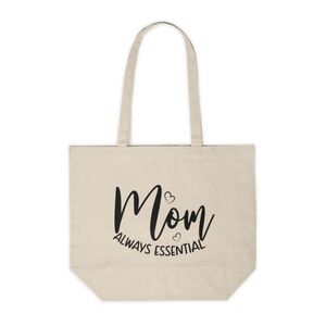 Mom Always Essential Custom Canvas Tote Bag